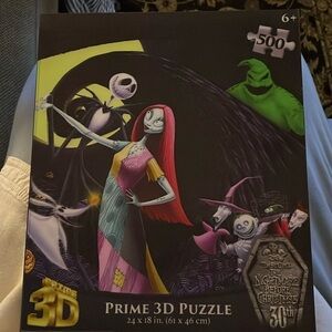 Nightmare Before Christmas Prime 3D Puzzle 500 Pc Unopened New